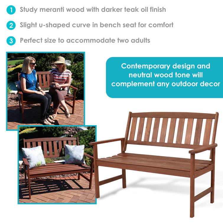 The range best sale wooden garden bench